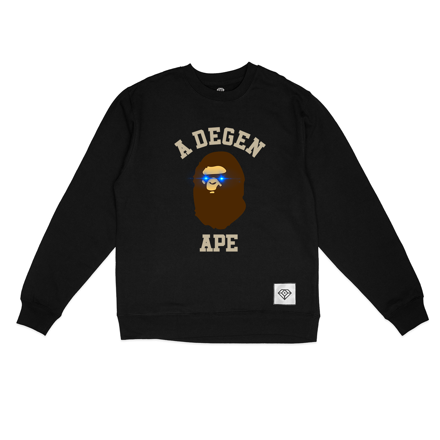 A Degen Ape Crypto Sweatshirt 1