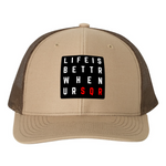 $SQRCAT Life Is Bettr Wen UR SQR Snapback Cap