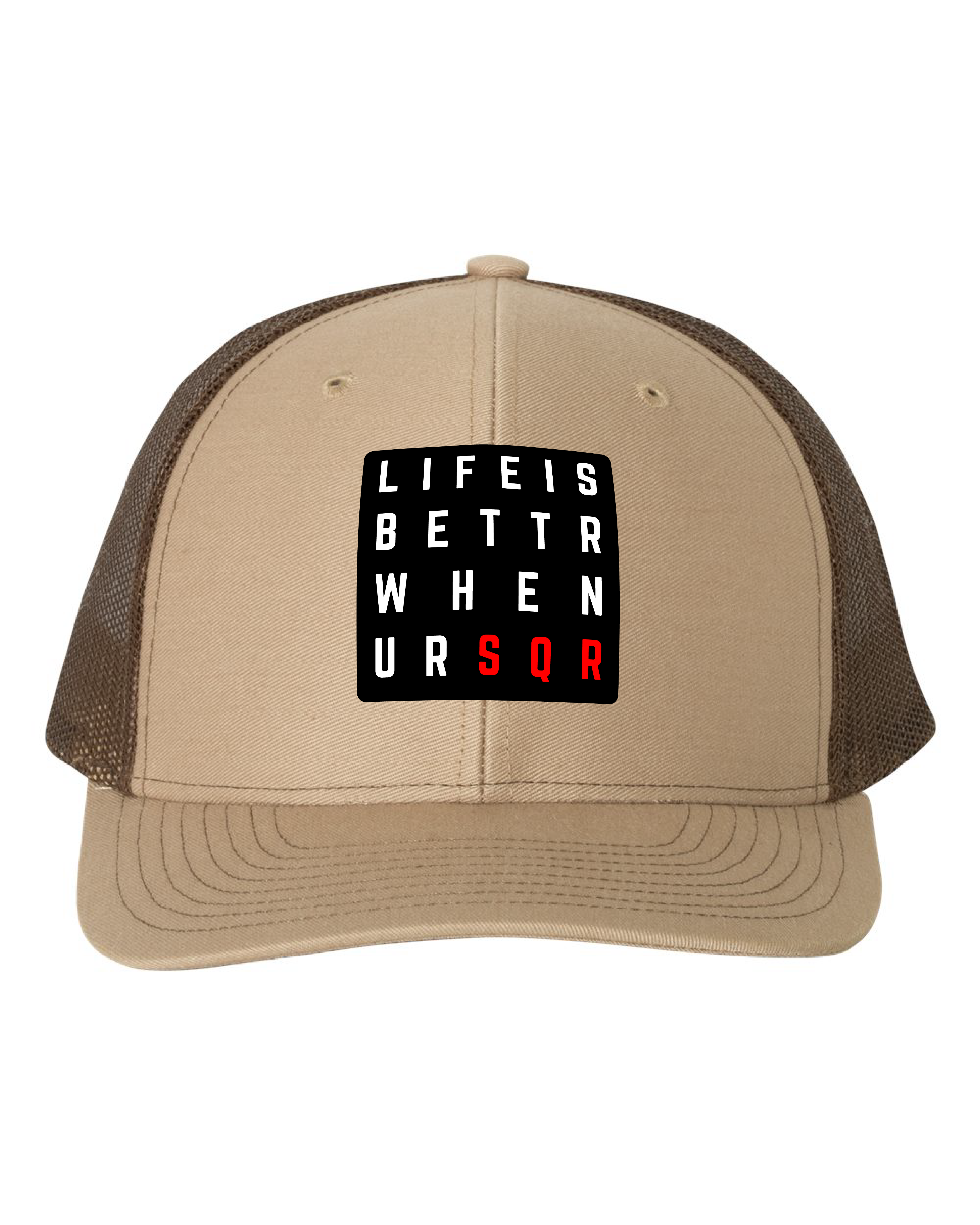 $SQRCAT Life Is Bettr Wen UR SQR Snapback Cap