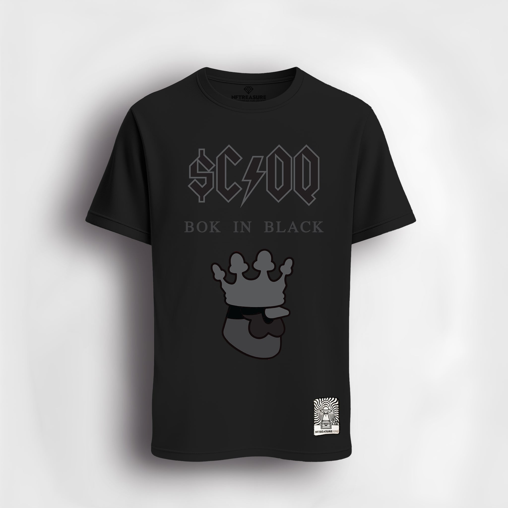 $COQ inu T shirt - BOK in black