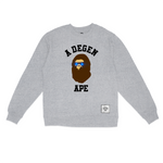 A Degen Ape Crypto Sweatshirt