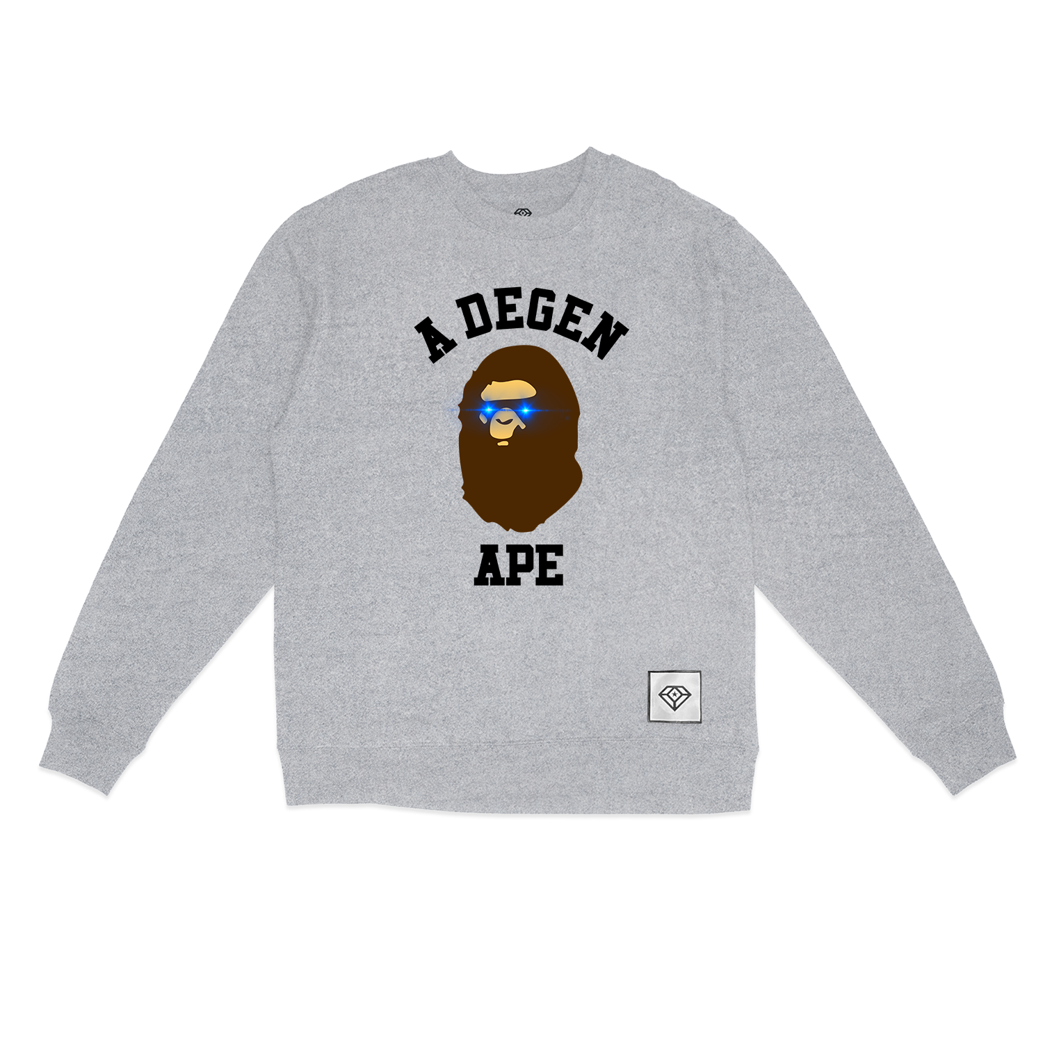 A Degen Ape Crypto Sweatshirt