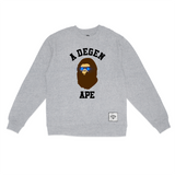 A Degen Ape Crypto Sweatshirt