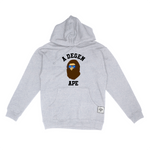 A Degen Ape Crypto Hoodie Grey