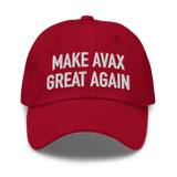 MAKE AVAX GREAT AGAIN CAP BLOCK STYLE