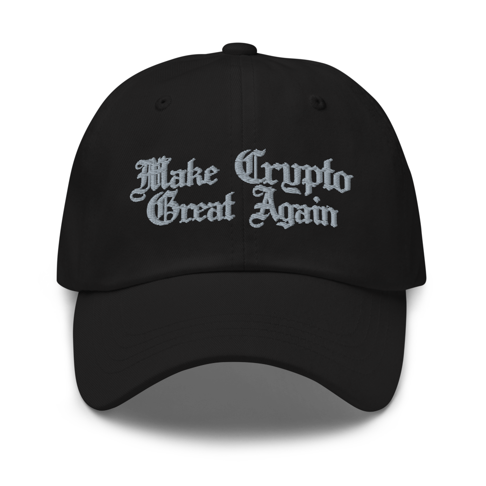 MAKE CRYPTO GREAT AGAIN CAP GOTHIC