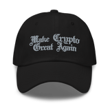 MAKE CRYPTO GREAT AGAIN CAP GOTHIC