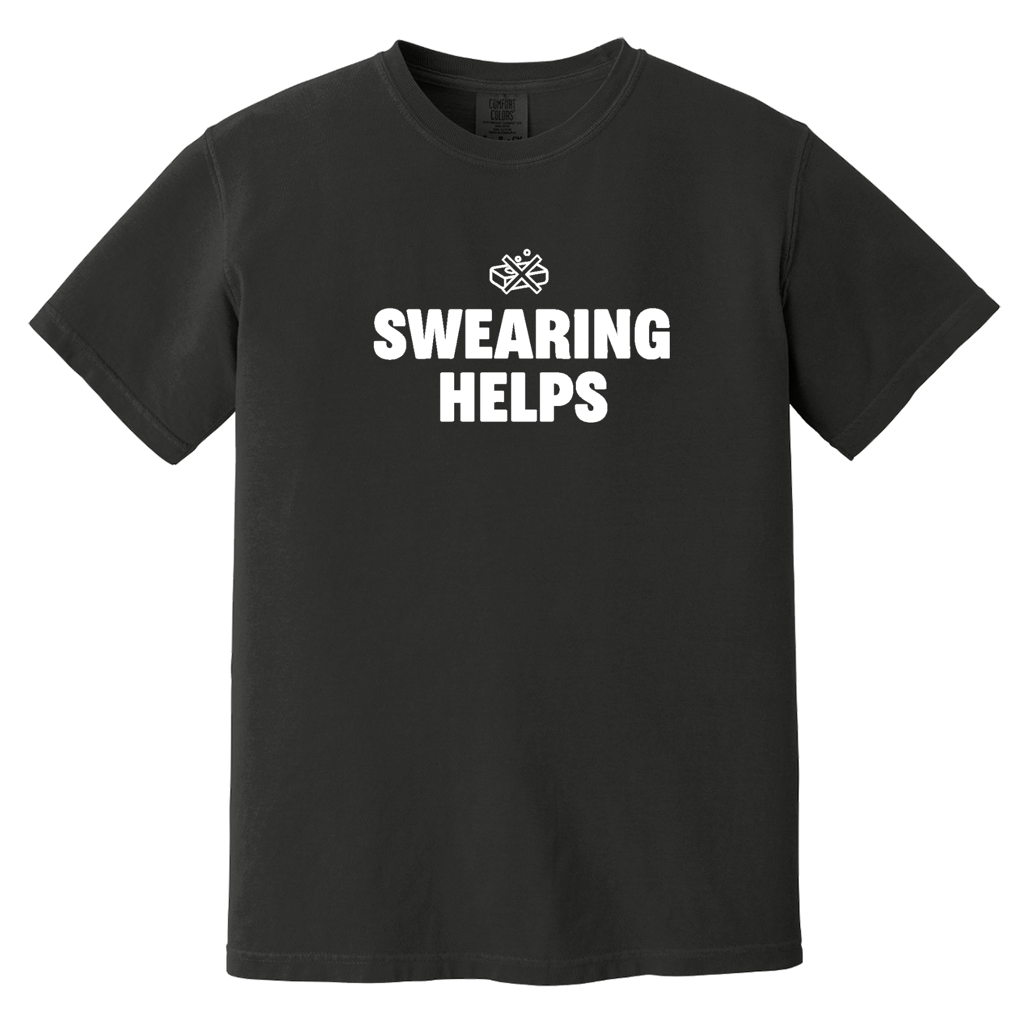 Swearing Helps — Comfort Colors 1717 - Black