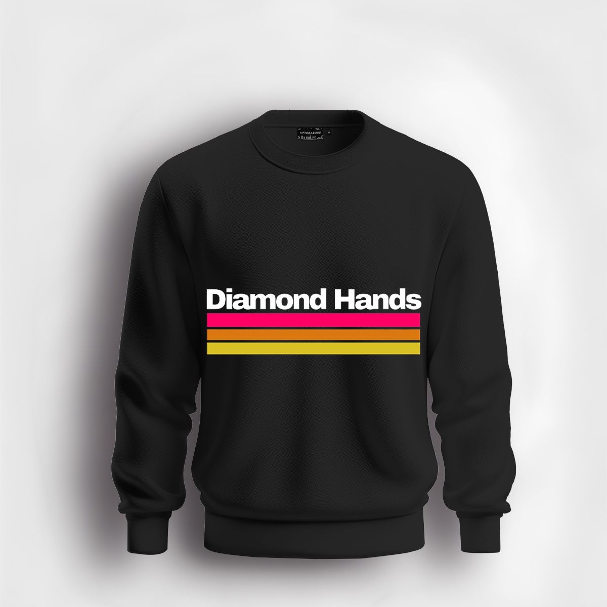 Diamond hands tri-colour sweatshirt
