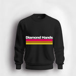 Diamond hands tri-colour sweatshirt
