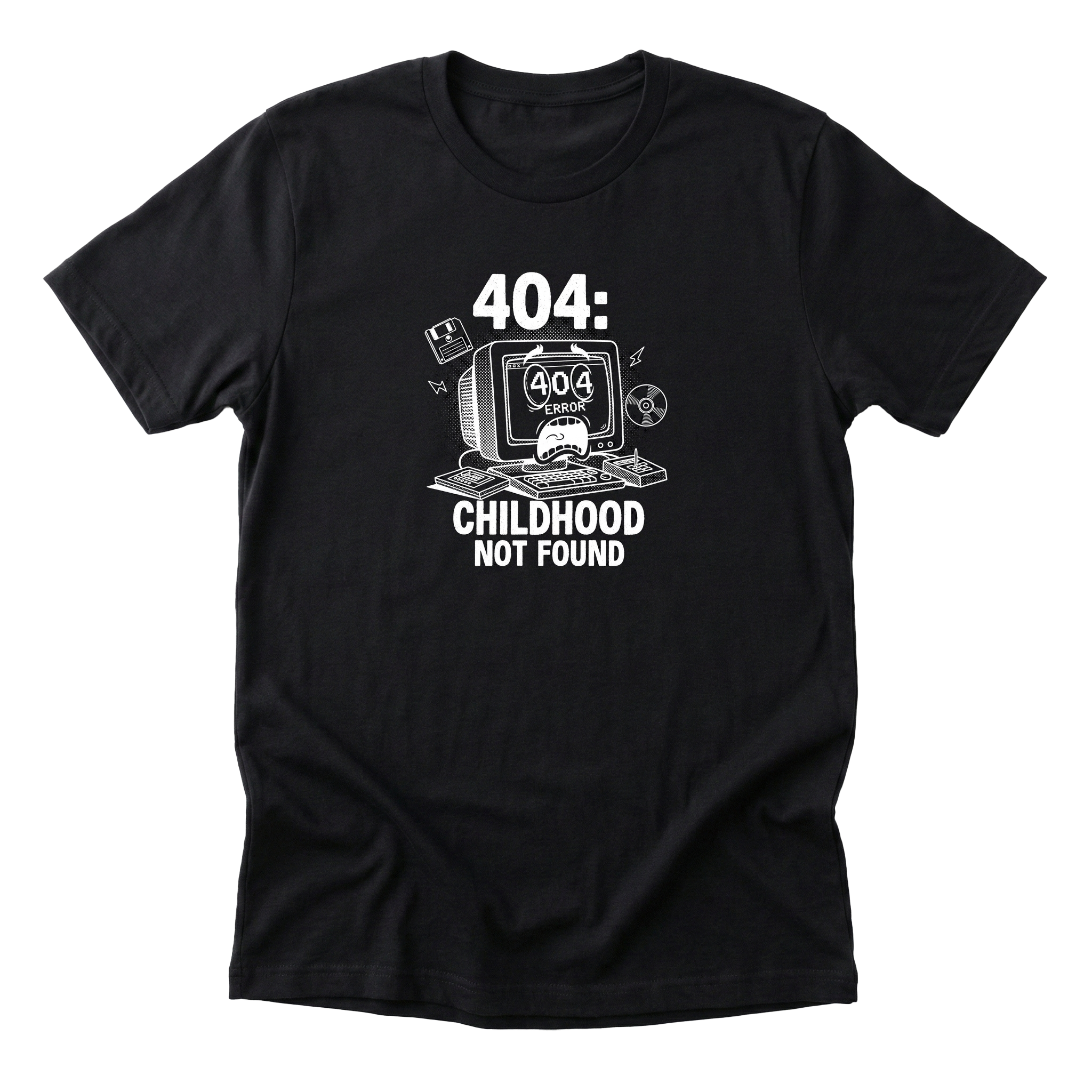 404: Childhood Not Found Tee - Black