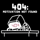 Funny Developer T-Shirt - 404 Motivation Not Found