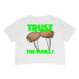 $Hefe "TRUST THE TUSK" Crop T-Shirt