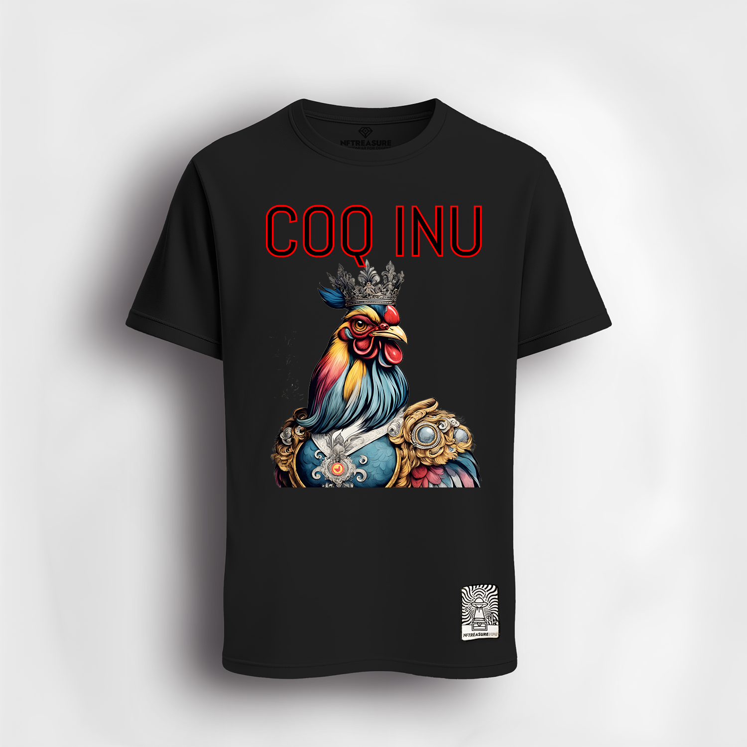 coq-inu-king-front-black