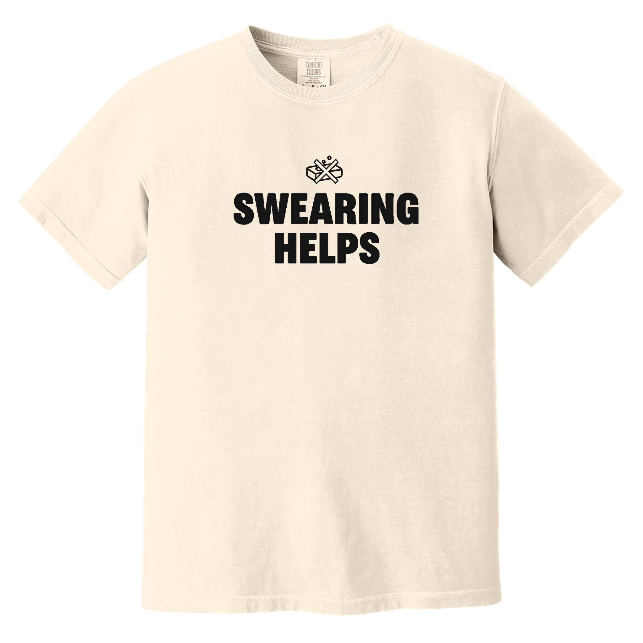 Swearing Helps — Comfort Colors 1717 - Ivory