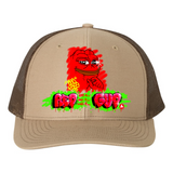 Red Pepe Gud Graffiti Snapback Cap