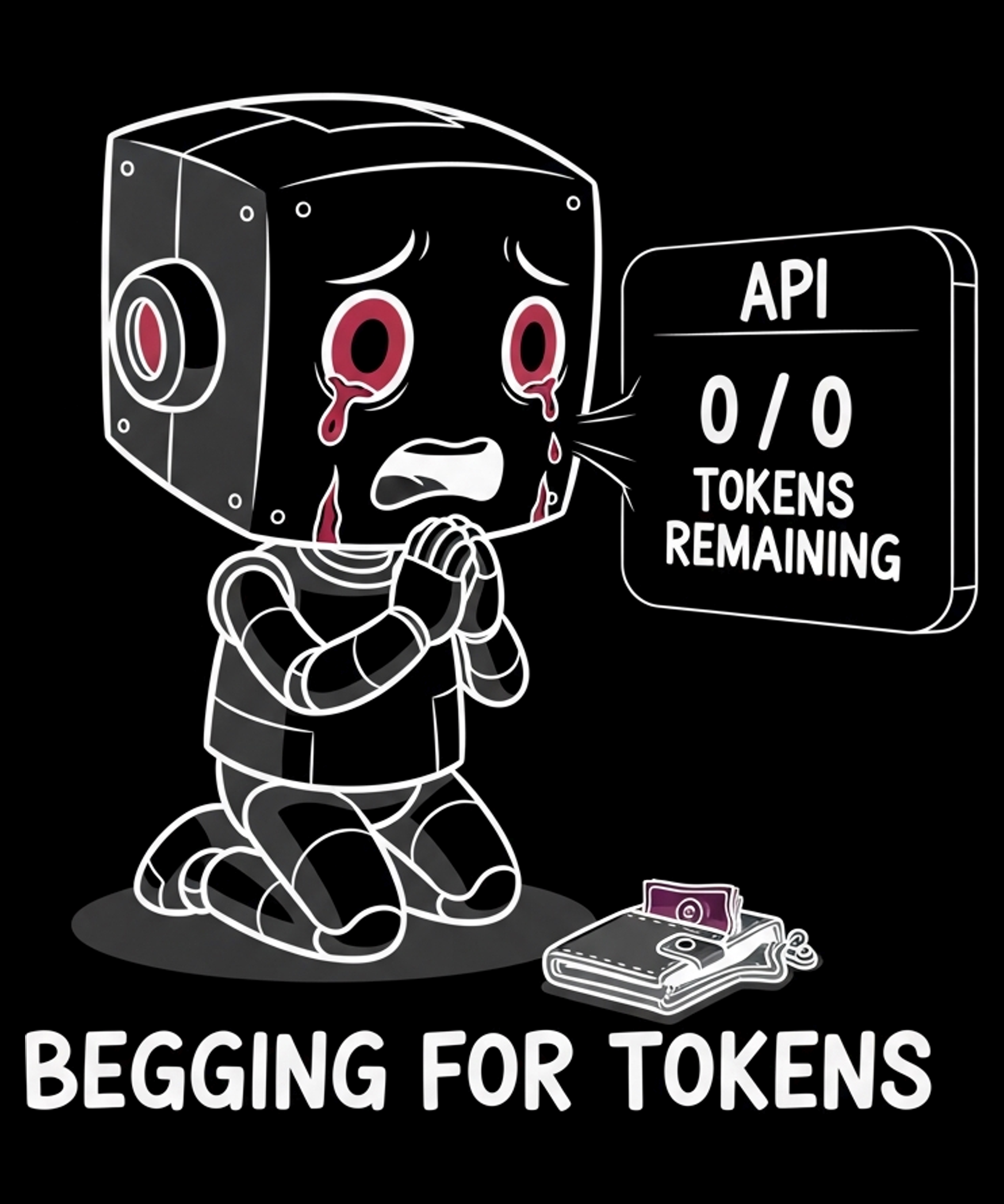 Begging for Tokens Tee punchin