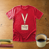Teacher of the Year (Self-Nominated) Lanyard | Funny Teacher Shirt