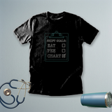 Shift Goals: Eat, Pee, Chart | Funny 12 Hour Shift Nurse Shirt