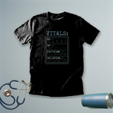Vitals: HR, BP, Caffeine, Delusion | Funny ICU Nurse Shirt