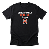 Chronically Offline Gang Tee - black-flat