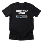 selectively-social black-flat