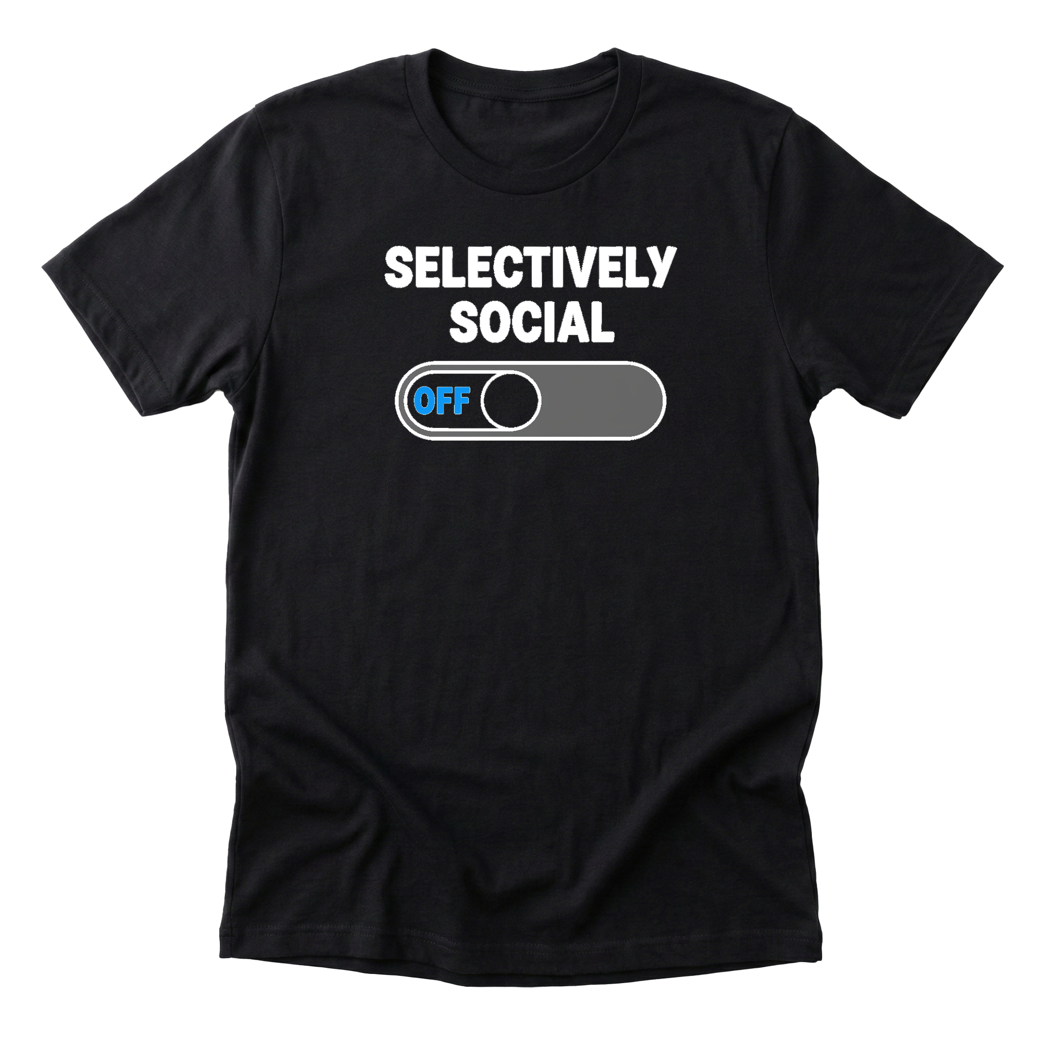 selectively-social black-flat
