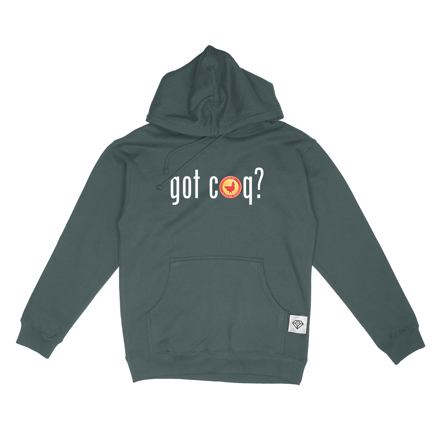 Alpine-Green-Hoody-Front-NFTreasure-PS-Independent-IND4000-F1