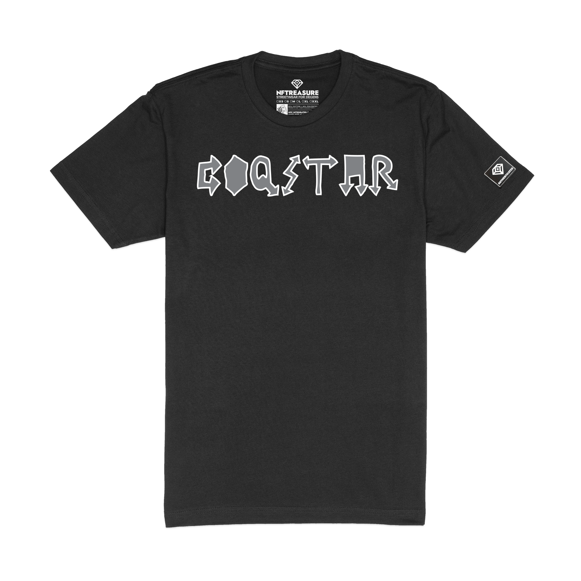 Coq.Media Coqstar Silver T-Shirt