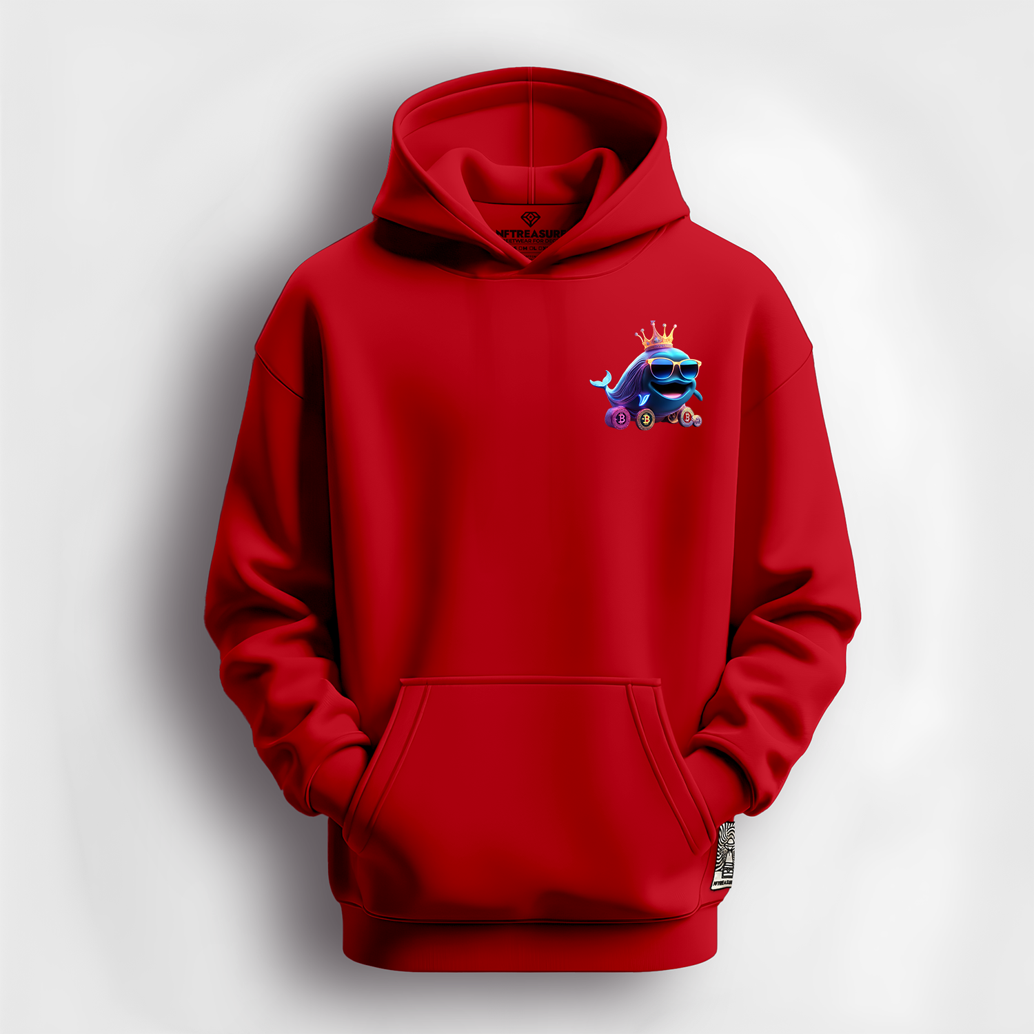 Red-Hoodie-BTCWhale-Front