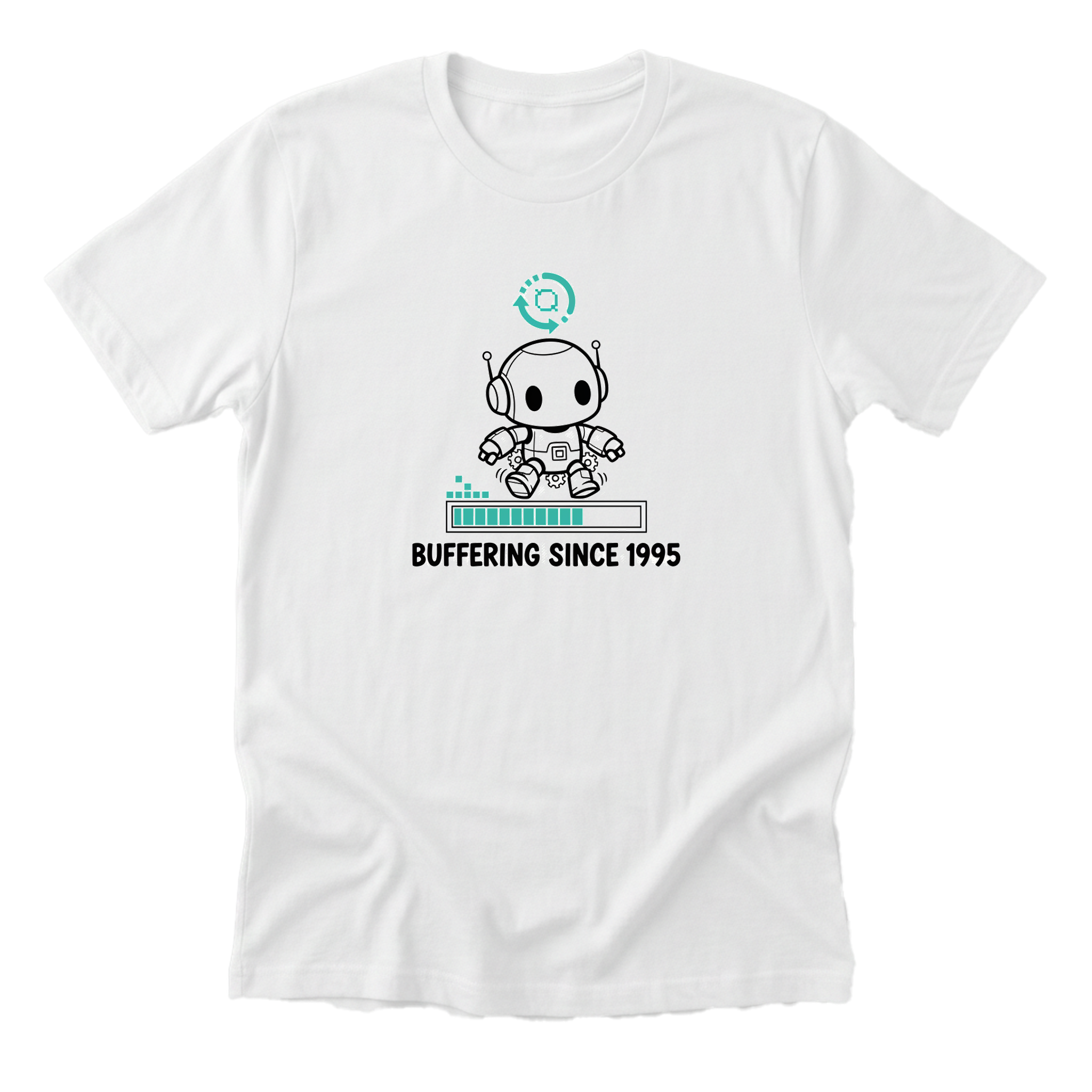 Buffering Since 1995 Tee - White