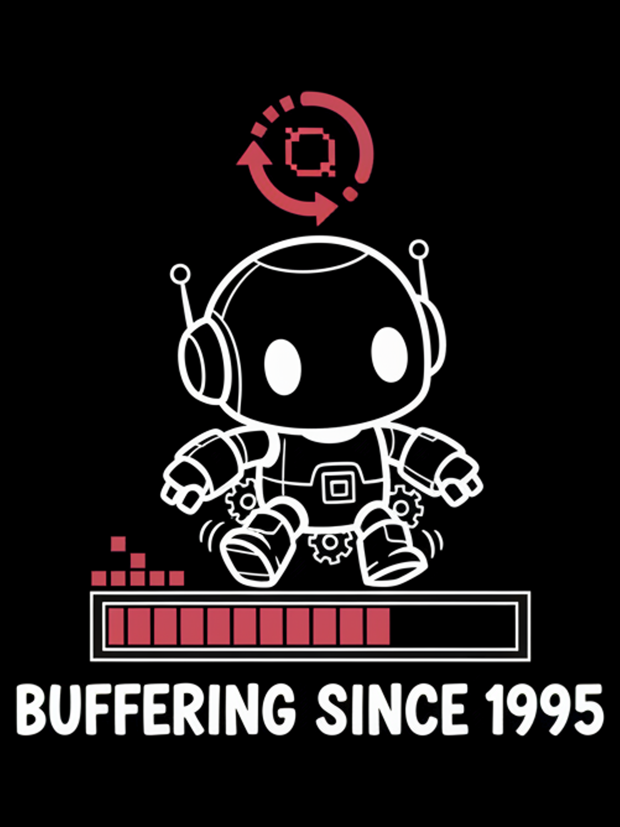 Buffering Since 1995 Tee - Detail