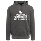 I Have No Idea What I'm Doing But It Compiled Hoodie - Pepper