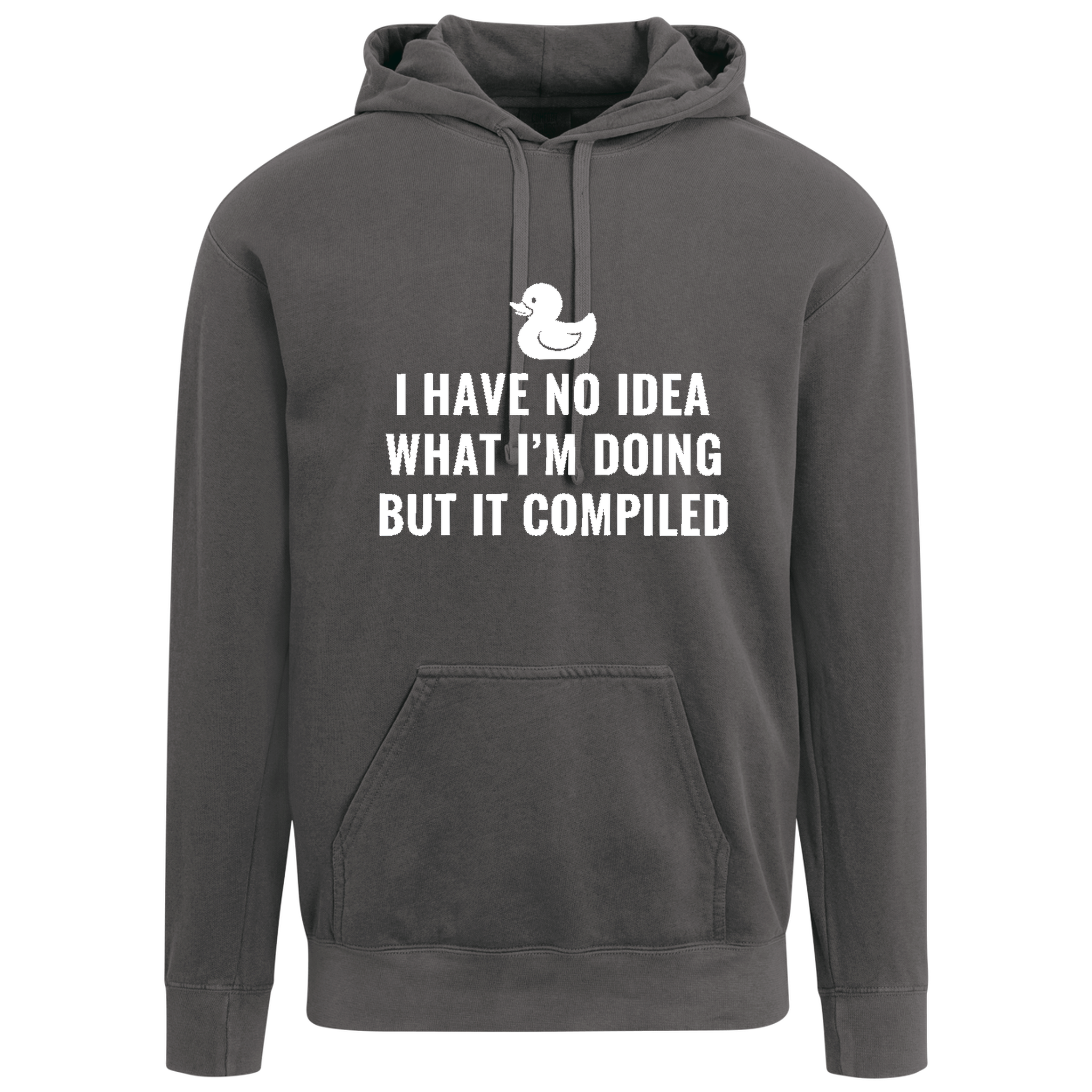 I Have No Idea What I'm Doing But It Compiled Hoodie - Pepper