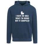 I Have No Idea What I'm Doing But It Compiled Hoodie - True Navy