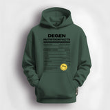 Degen Nutrition Facts R/G/Y/M/GN Hoodie
