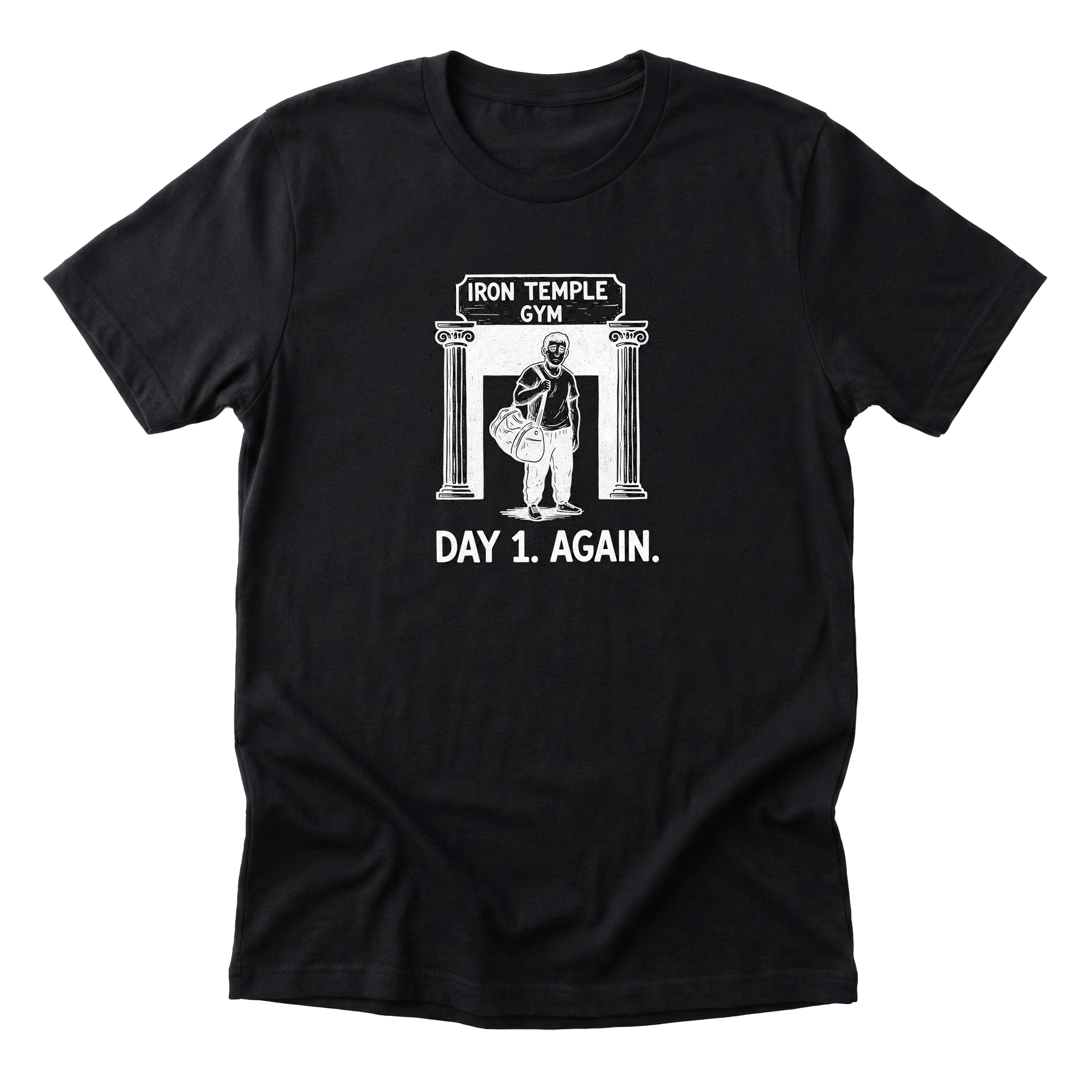 Day 1. Again. Tee - Black