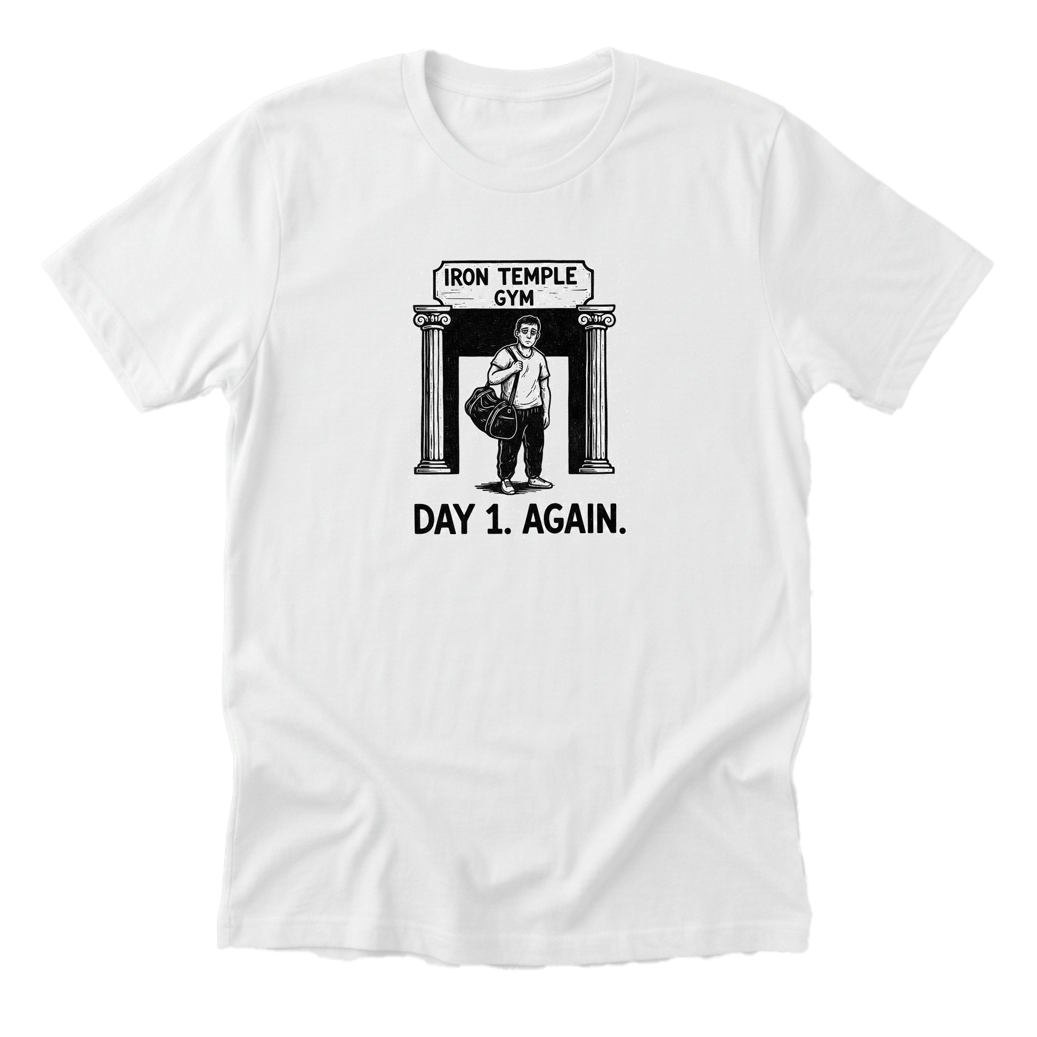 Day 1. Again. Tee - White