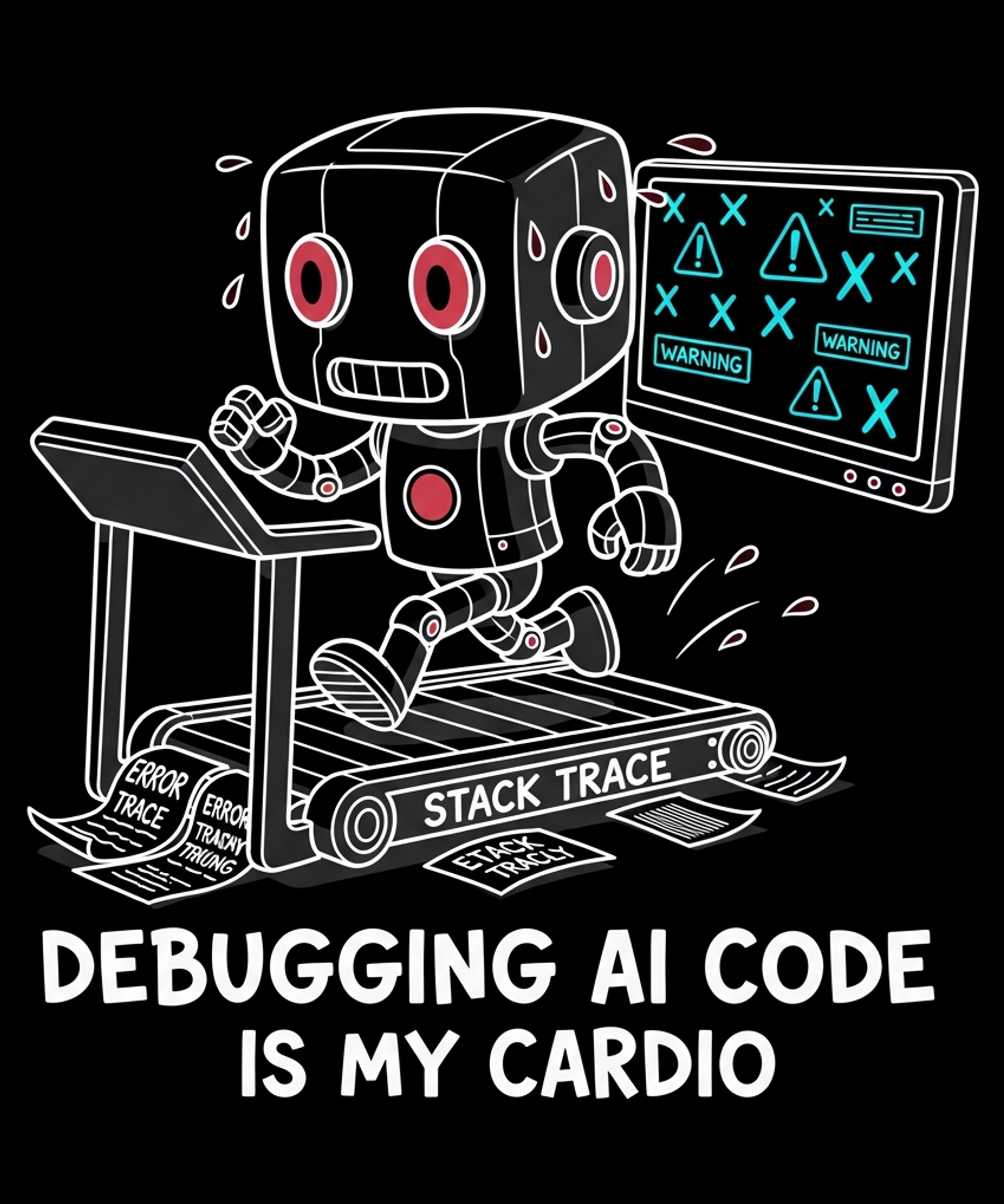 Debugging AI Code Is My Cardio Tee punchin