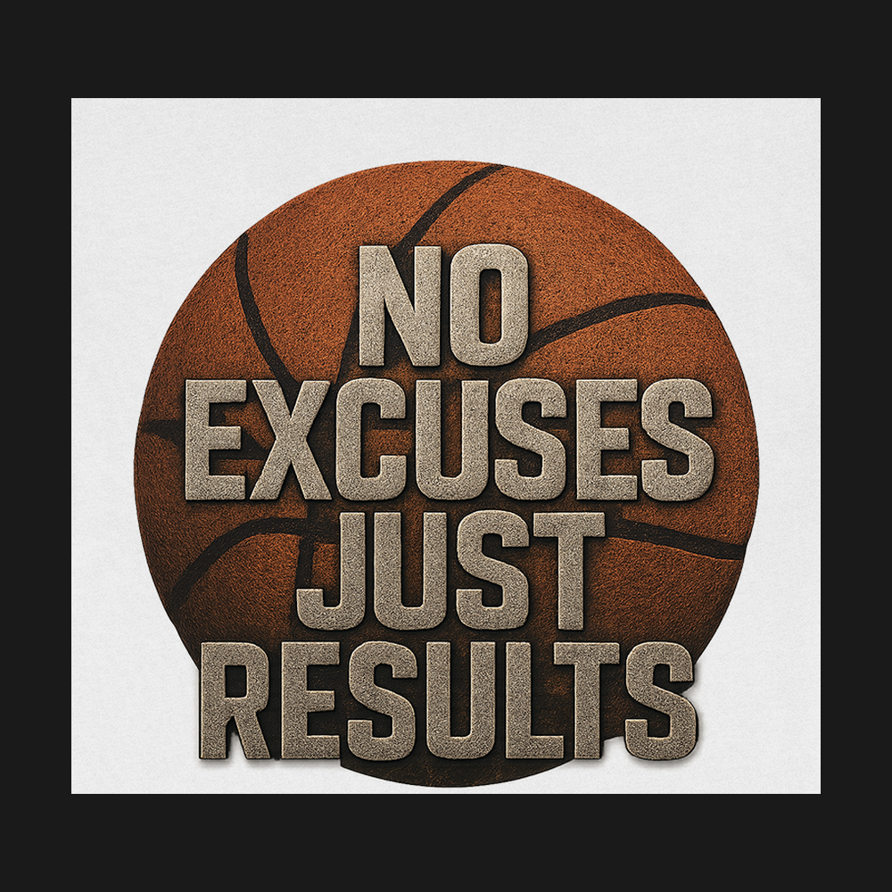 No Excuses Just Results - Design Closeup
