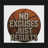 No Excuses Just Results - Design Closeup