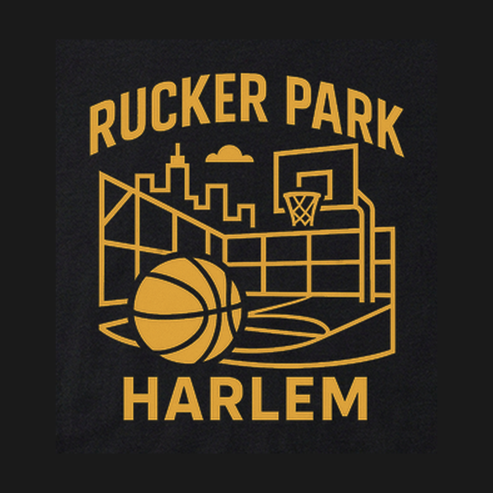 Rucker Park Basketball - Design Closeup