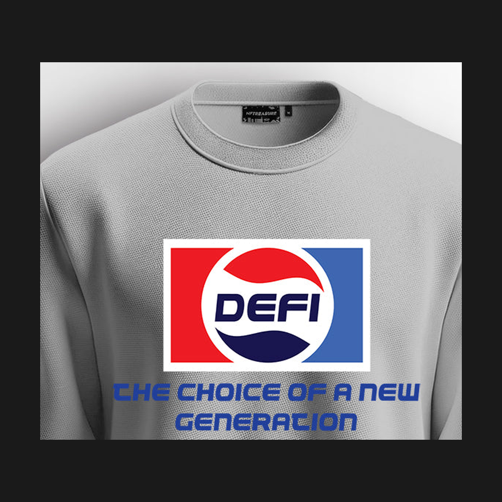 DEFI - The Choice of a New Generation Sweatshirt - Design Closeup