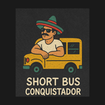 Short Bus Conquistador - Design Closeup