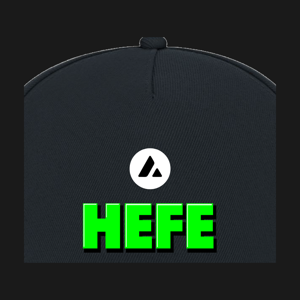 $HEFE golf hat white - Design Closeup