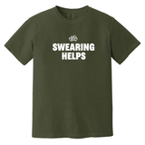 Swearing Helps — Comfort Colors 1717 - Moss