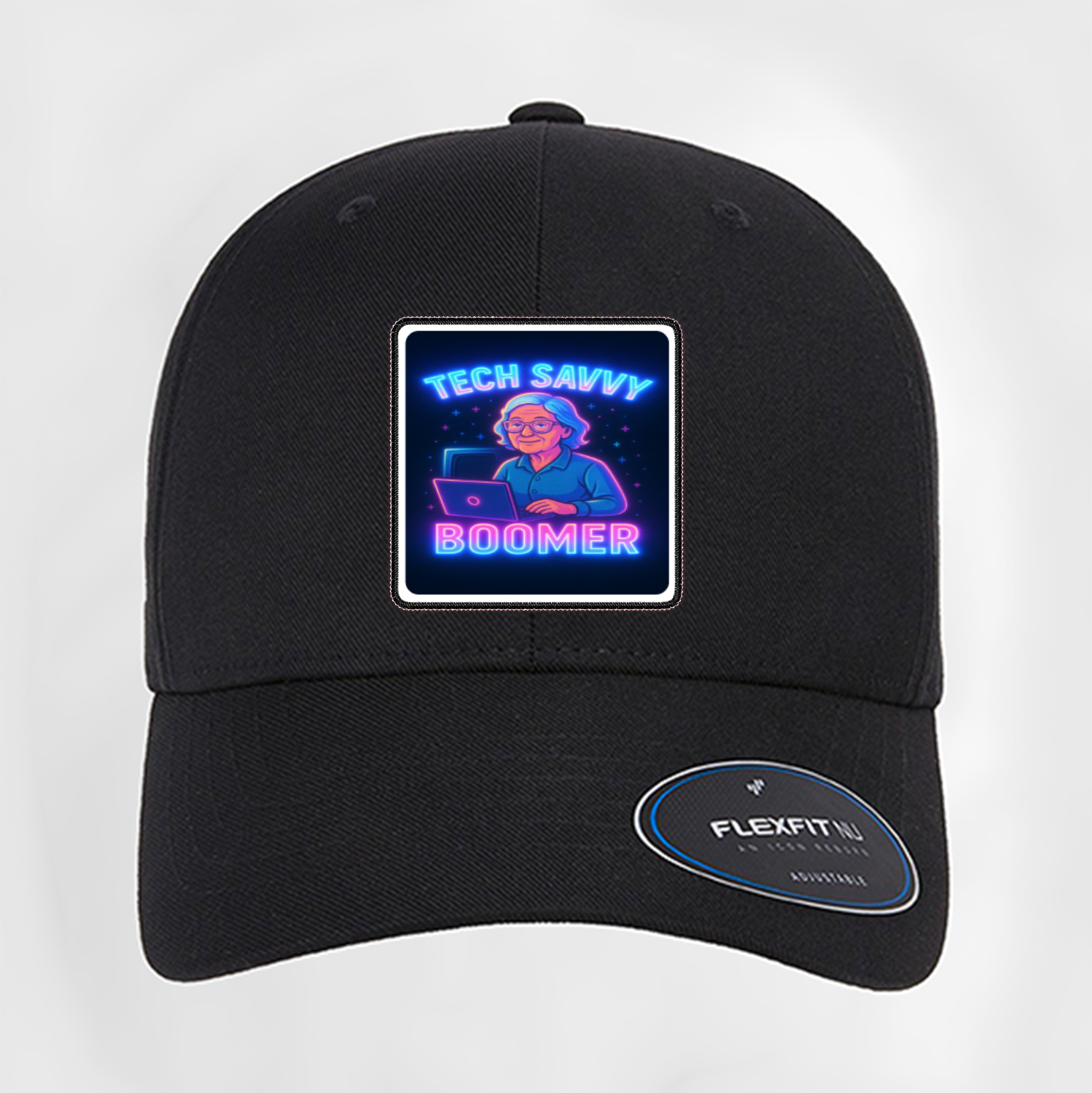 Female Tech SAvvy Boomer Curved Patch Hat