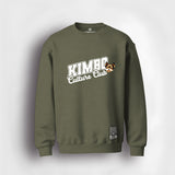 Kimbo-Cursive-Alternate-Culture-Club-Army-Heather-Sweater-NFTreasure-Front