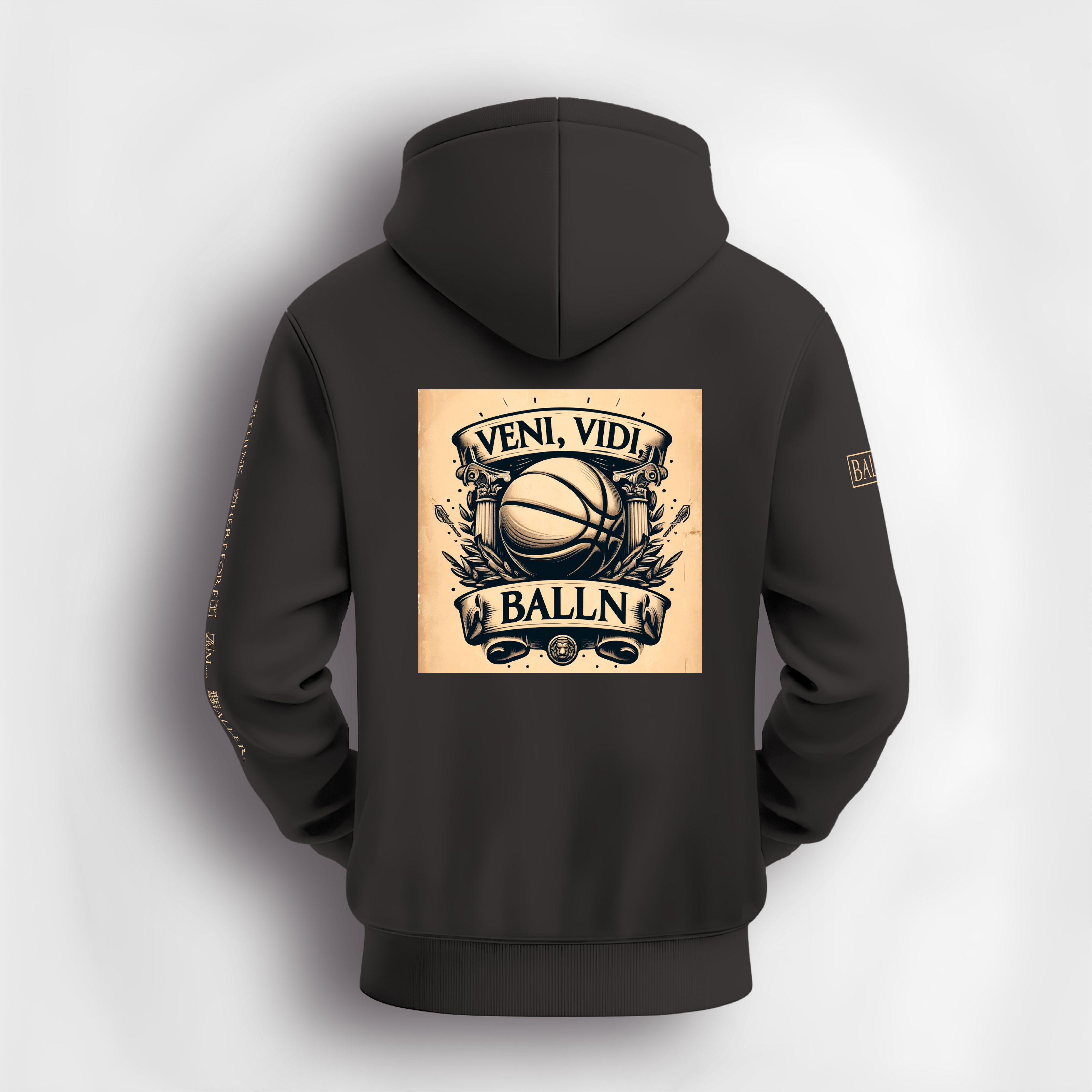 $BALLN Latin Hoodie – I think therefore I am BALLN