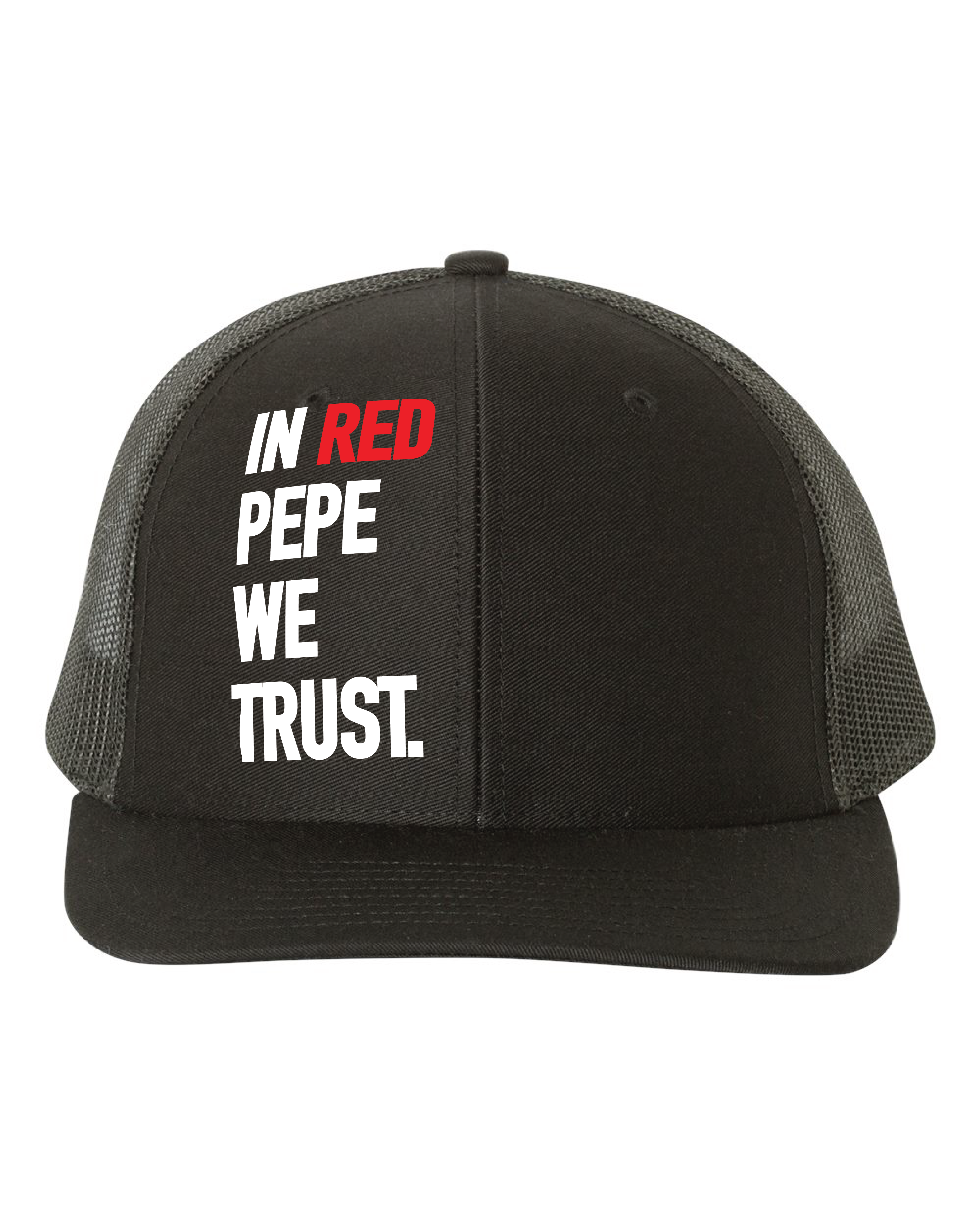 IN RED PEPE WE TRUST Snapback Cap